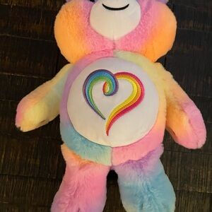 Care Bears Togetherness Bear Multicolor Pastel Plush 12” Stuffed Animal Rainbow